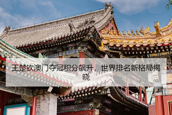 王楚钦澳门夺冠积分飙升，世界排名新格局揭晓